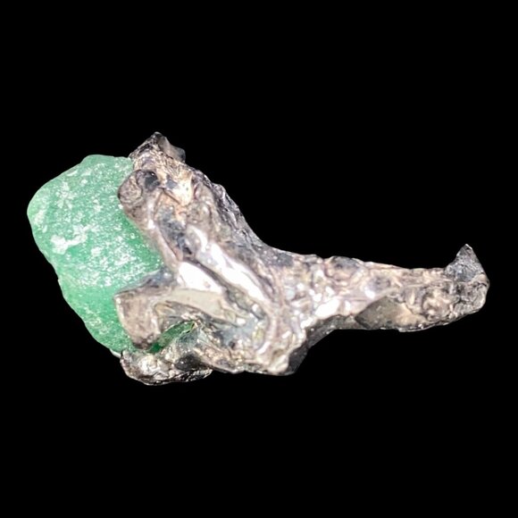 Ring Aventurine Size 7 Sterling Silver Rustic - Picture 3 of 16